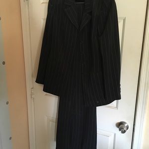 Kasper pin strip pant suit